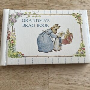 Grandma's Brag Book Peter Rabbit Beatrix Potter Gibson Vintage 1990 Photo Album